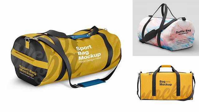 6933+ Free Duffle Bag Mockup Exclusive Free PSD Mockups