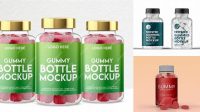 6934+ Gummy Bottle Mockup Free Best for Showcase