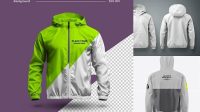 6939+ Free Windbreaker Mockup High Resolution