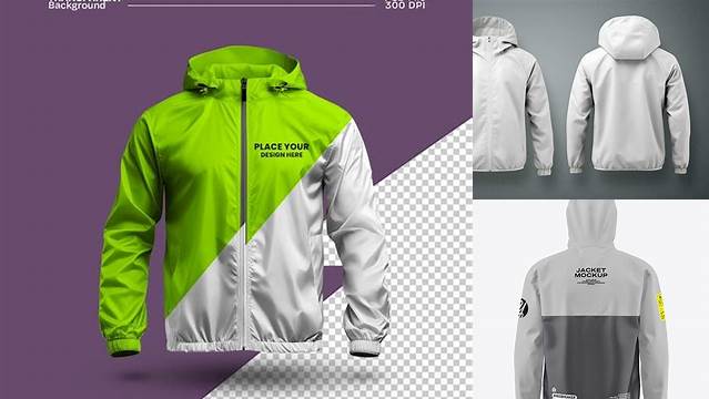 6939+ Free Windbreaker Mockup High Resolution