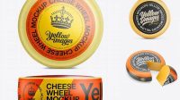 694+ Cheese Wheel Mockup For Free Download