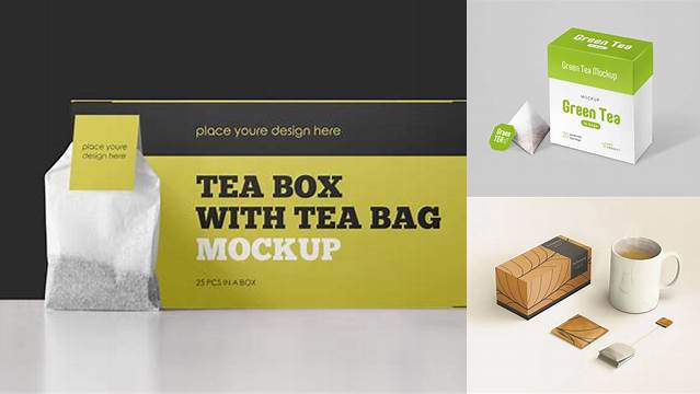 6943+ Tea Box Mockup Free High Resolution