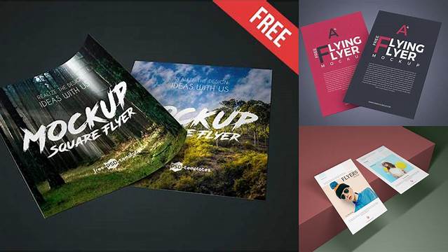 6950+ Double Sided Flyer Mockup PSD Free Download