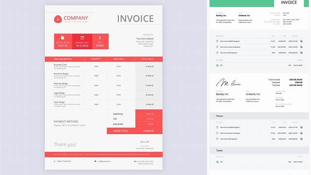 6950+ Invoice Mockup Smart PNG Image