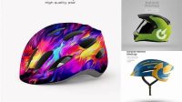 6958+ Bike Helmet Mockup Professional Design PSD