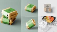 6958+ Food Box Mockup Include TIFF