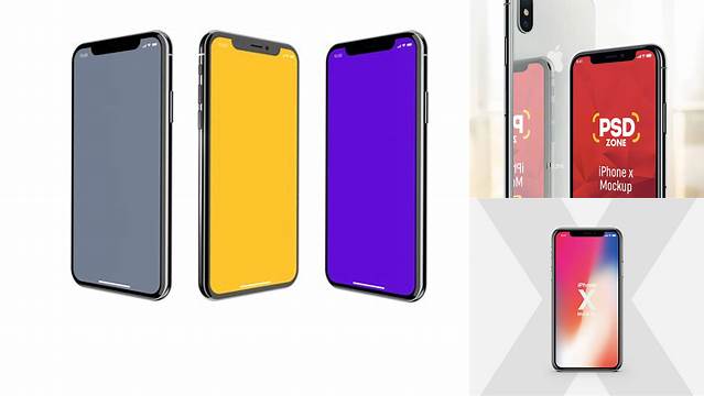 6958+ Iphone X Mockup Free Customizable Design Files