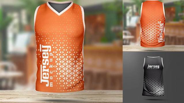 6961+ Sleeveless Jersey Mockup Best for Showcase