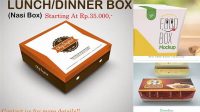 6968+ Mockup Box Nasi Premium Quality Freebie