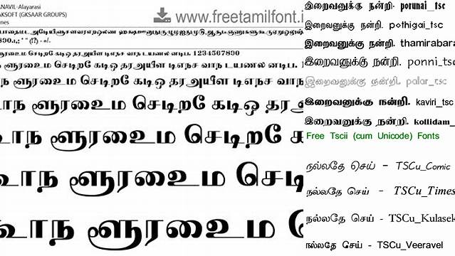 6968+ Tamil Fonts For Photoshop Free Download Premium Quality Freebie