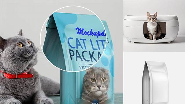 6969+ Cat Litter Mockup Premium Design Freebie