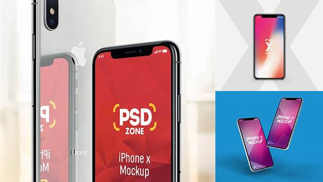 6969+ Iphone X Mockup Facebook Free PSD Mockup Resource