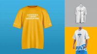 6974+ Oversize T Shirt Mockup Free Include TIFF