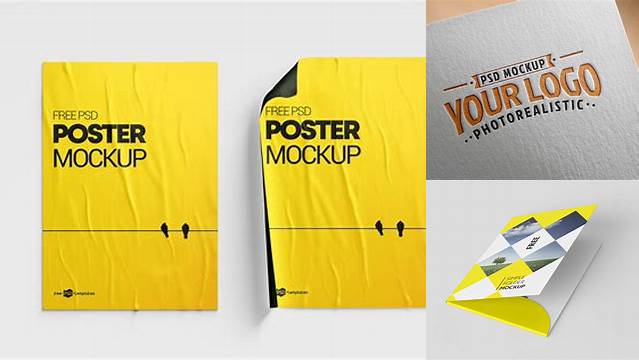 6977+ Yellow Mockup Free Mockup File Free Download