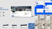 6978+ Linkedin Mobile Mockup Free PSD