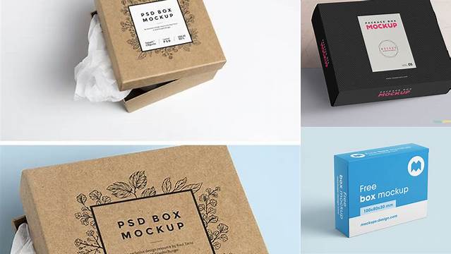 698+ Subscription Box Mockup PSD Free Download