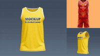 6982+ Basketball Jersey Free Mockup Psd Include TIFF