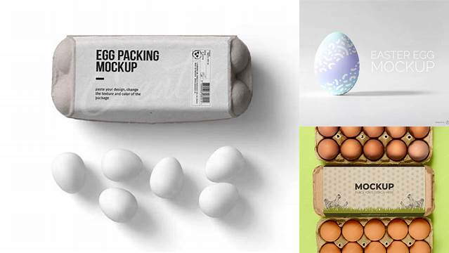 6982+ Egg Stand PSD Mockup Front View Exclusive Editable PSD File