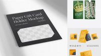 6985+ Matte Gift Card with Card Holder PSD Mockup Exclusive Free Photoshop Asset