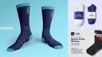 6988+ Men's Socks PSD Mockup Best for Showcase