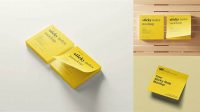 6988+ Sticky Notes Mockup Downloadable PSD Design Template