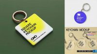 6992+ Acrylic Keychain Mockup Free Elegant Free Graphic Resource