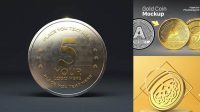 6993+ Coin Mockup Psd Free Stylish PSD for Free