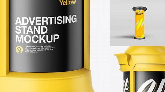 700+ Round Matte Street Advertising Column PSD MockupHalf Side View Unique High-Resolution PSD