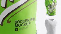 700+ Soccer Bib PSD Mockup Halfside View Elegant Photoshop Mockup