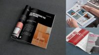 7006+ Magazine Mockup Generator PSD Download