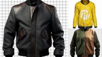 7011+ Bomber Jacket Psd Editable Design File