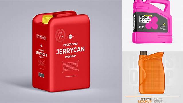 7011+ Jerrycan Mockup Exclusive Free PSD Mockups