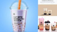 7016+ Boba Mockup Digital Download