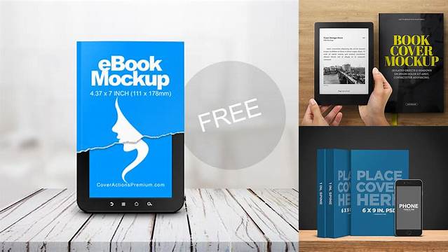 7016+ Ebook Mockups Free Downloadable PSD