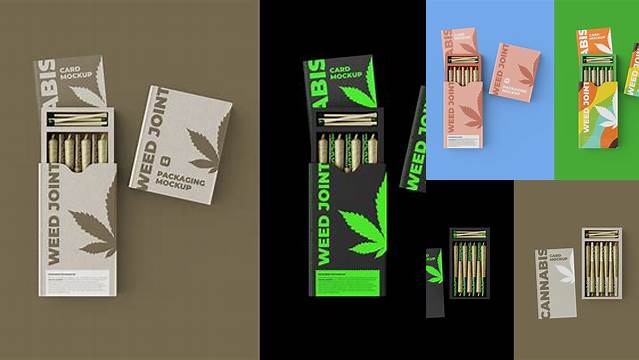 7033+ Weed Mockup Layered Photoshop Template