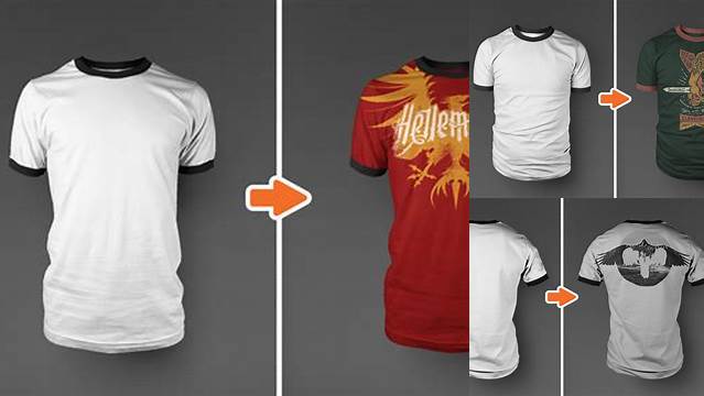 7043+ Ringer Tee Mockup Free Creative Photoshop Resources