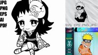 7044+ Anime Svg Free PSD File Download