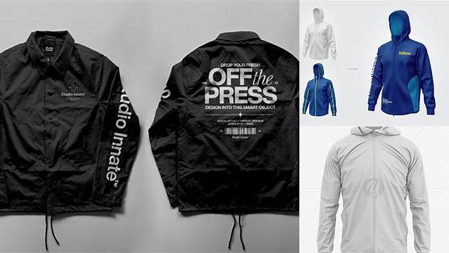 7046+ Windbreaker Jacket Mockup Free Download Download Free PSD