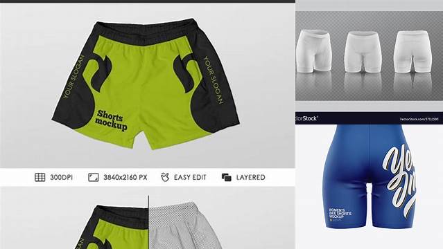 7049+ Biker Shorts Mockup For Free Download