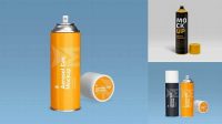 705+ Aerosol Can PSD Mockup Custom Graphic Resource Free Download