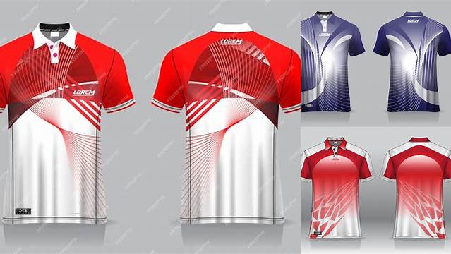 705+ Jersey Badminton Mockup Include TIFF