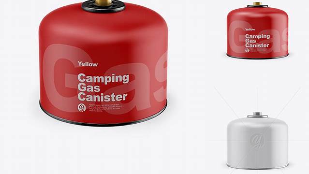 705+ Matte Camping Gas Canister Editable Mockup PSD