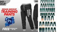 7056+ Mockup Celana Panjang Cdr Easy Editable