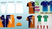 7065+ Template Desain Jersey Cdr Digital Download