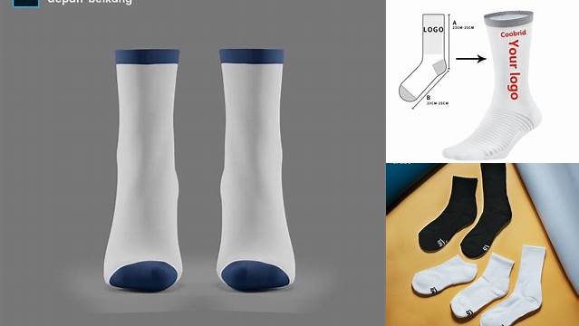 7066+ Mockup Kaos Kaki PSD File Download