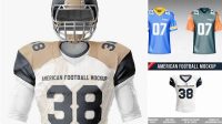 7069+ American Football Jersey Mockup Psd Best for Showcase