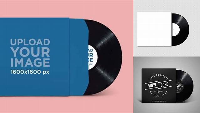 707+ Vinyl Box Set Mockup Easy Editable