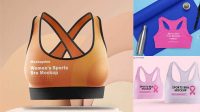 7071+ Sports Bra Mockup Free For Free Download