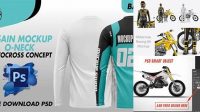 7072+ Motocross Mockup Free Include TIFF