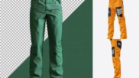 7074+ Work Pants Mockup Smart Layer PSD